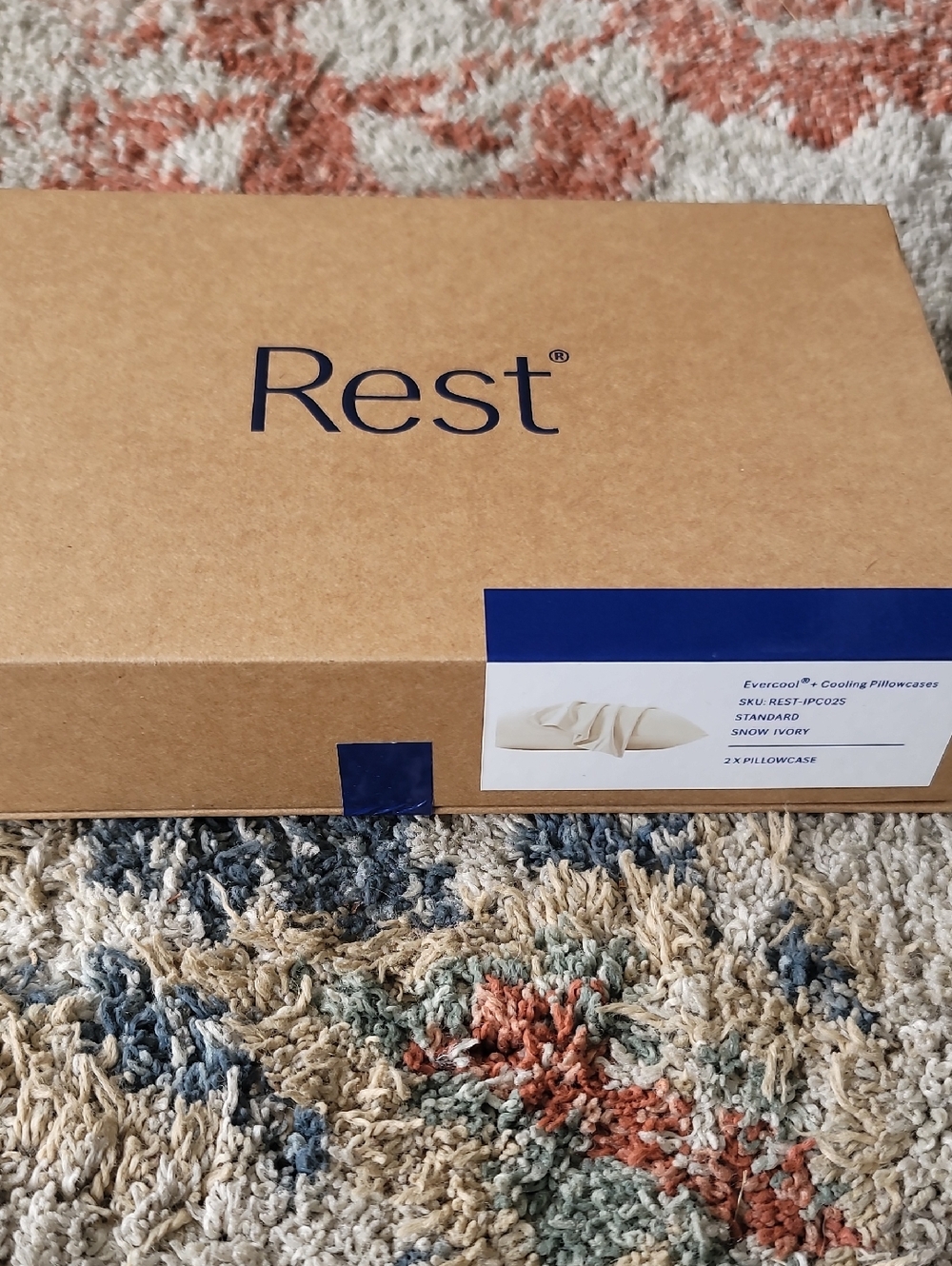 Rest Evercool+ Cooling Snow Ivory Pillowcase Set